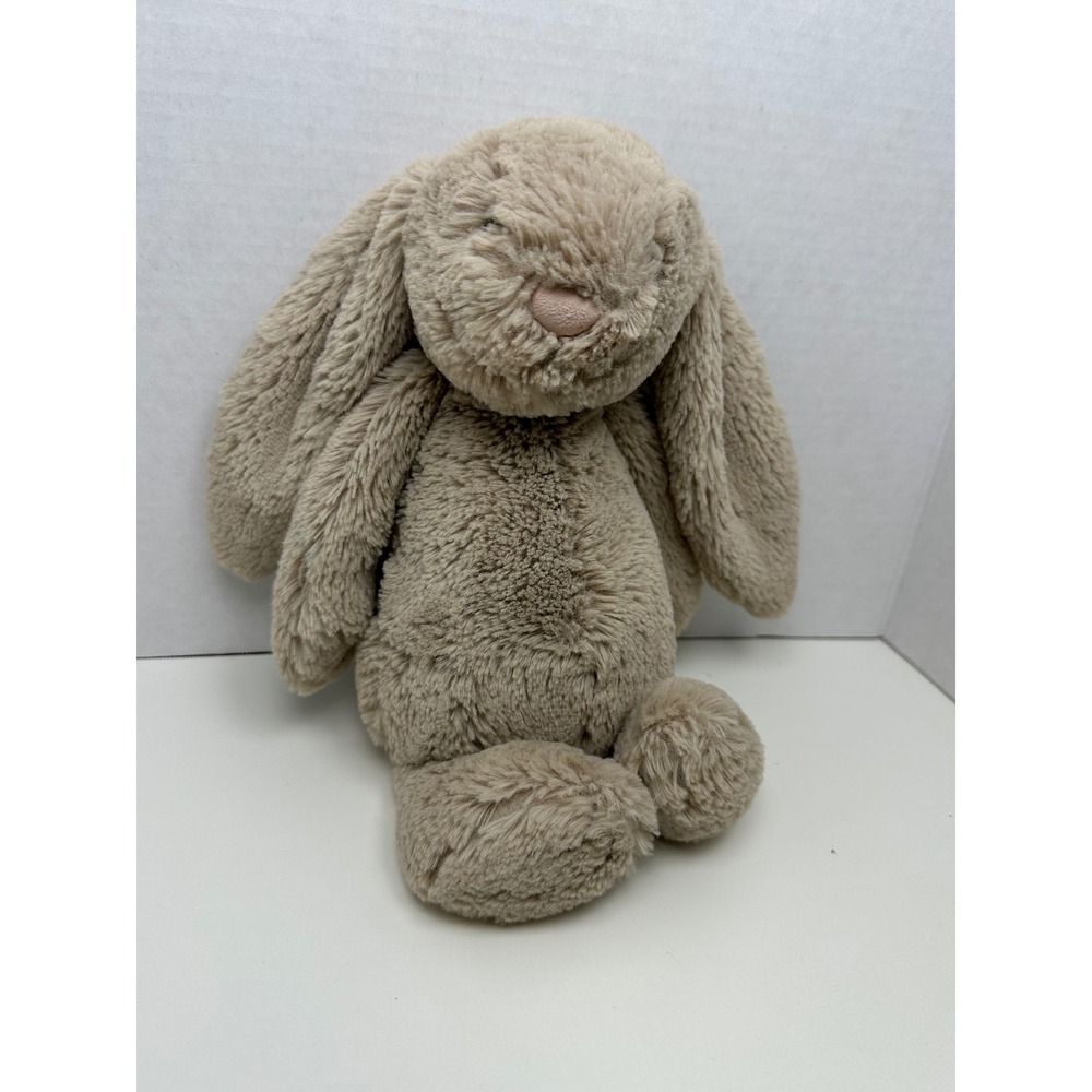 Jellycat London Bashful Bunny Beige Oatmeal Plush Stuffed Animal JCINC1921